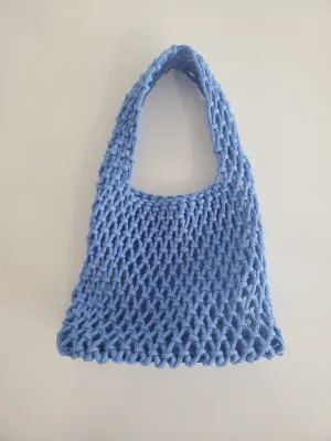 Knit Mini Bag - Sky Blue