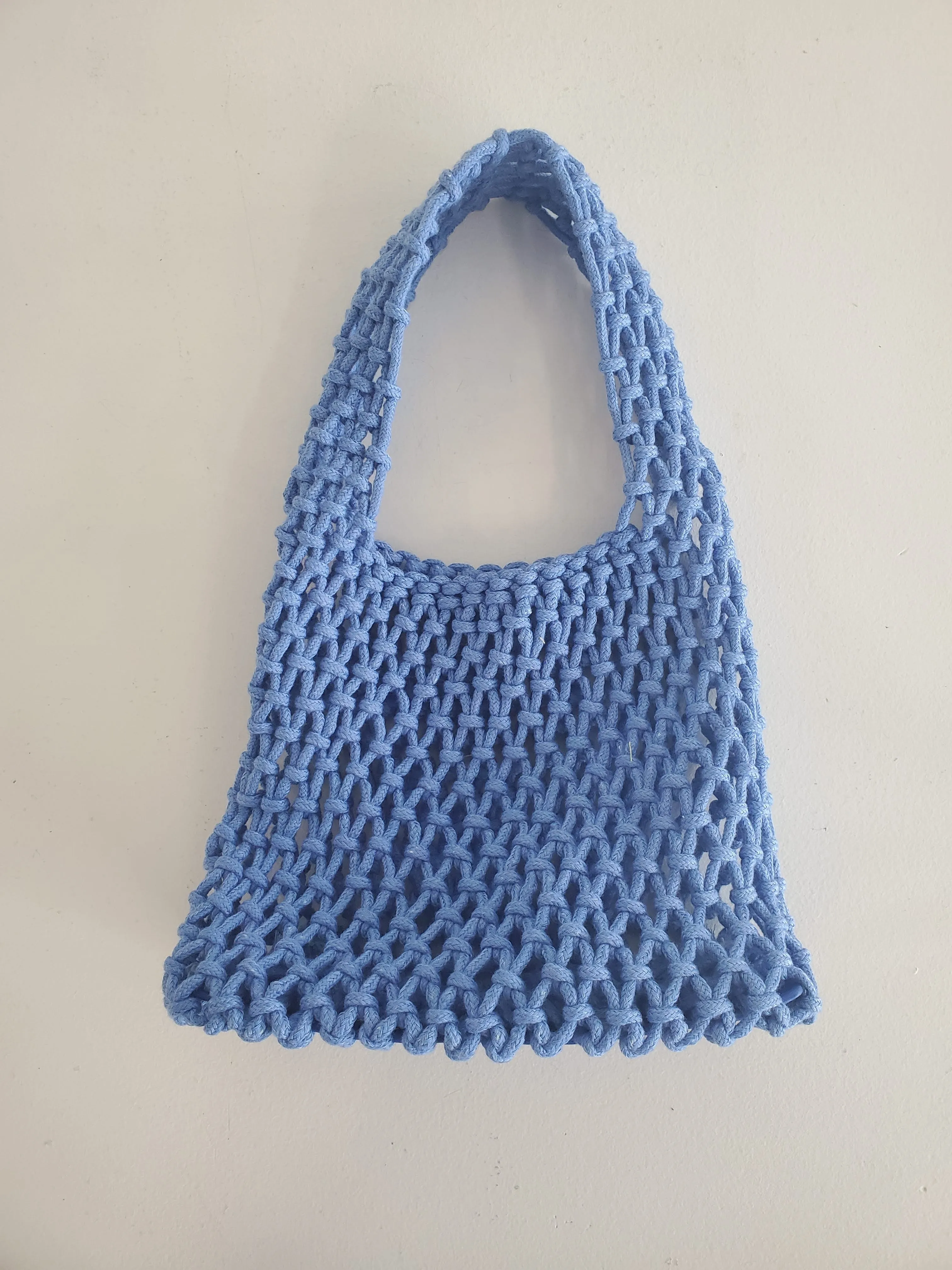 Knit Mini Bag - Sky Blue