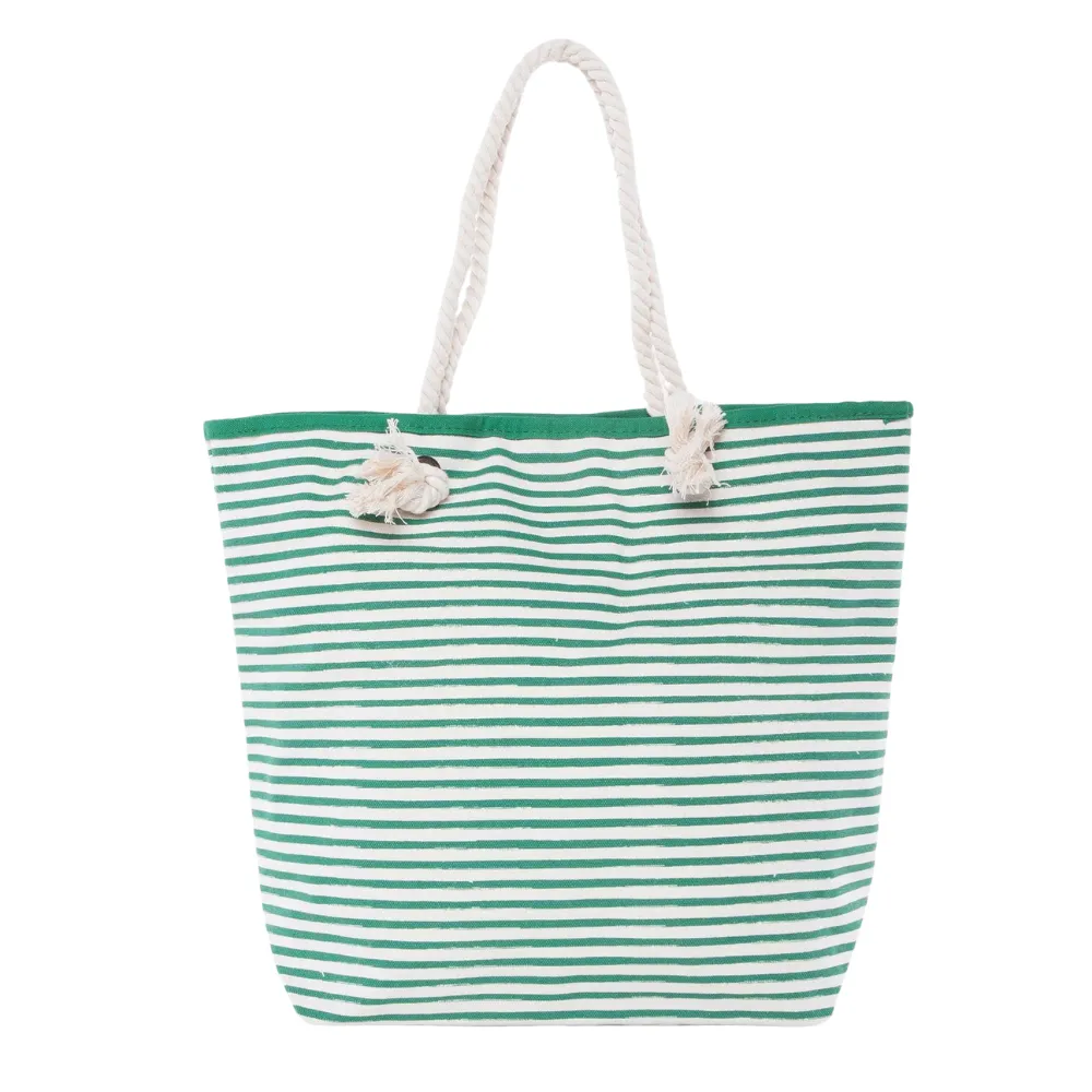 Knotted Rope Tote -- Emerald