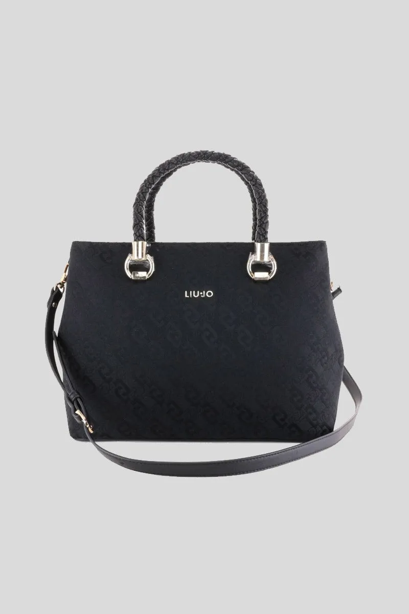 L Satchel Double - Nero