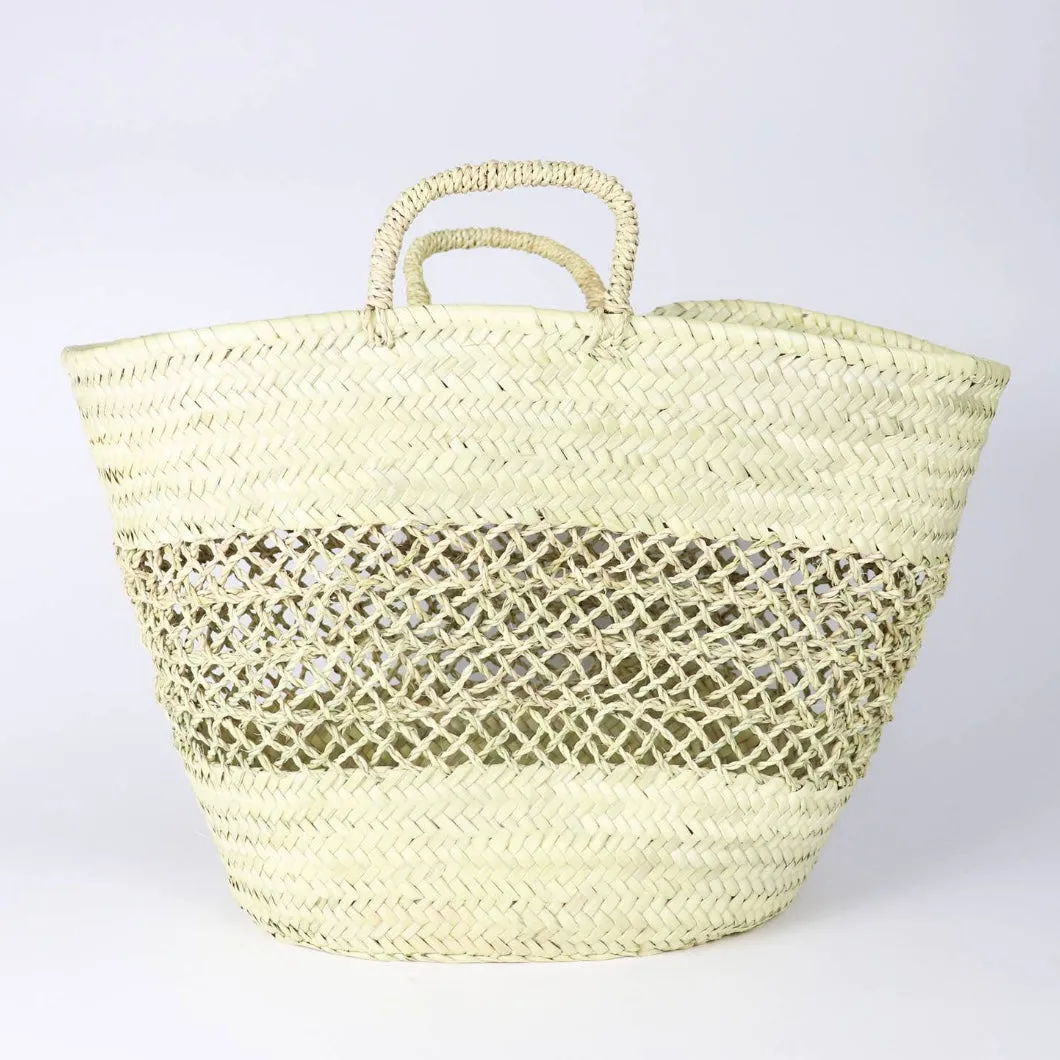 Lagos French Tote Basket