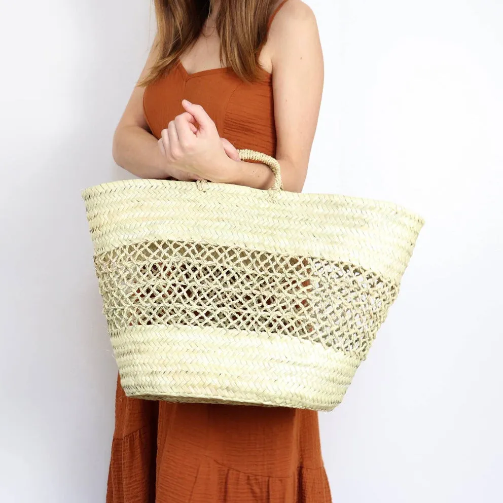 Lagos French Tote Basket