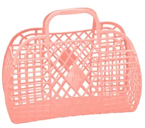 Large Retro Basket | Peach