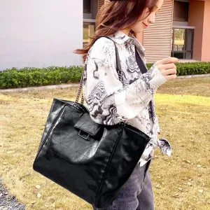 Lauren Leather Tote