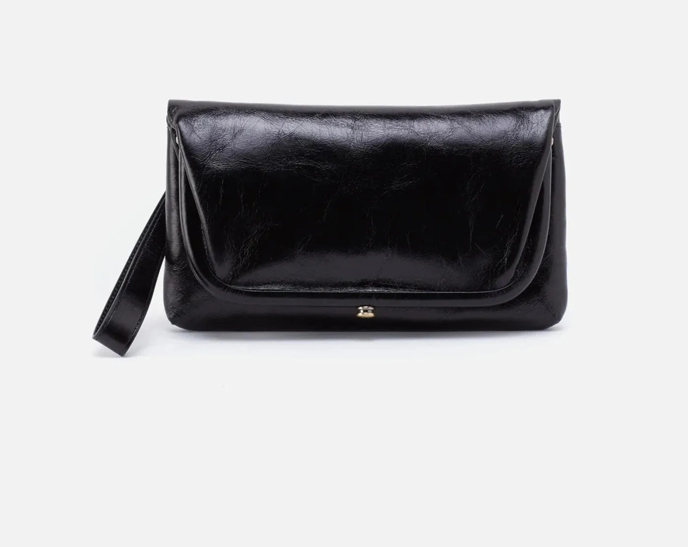 Lauren Wristlet In Polished Leather