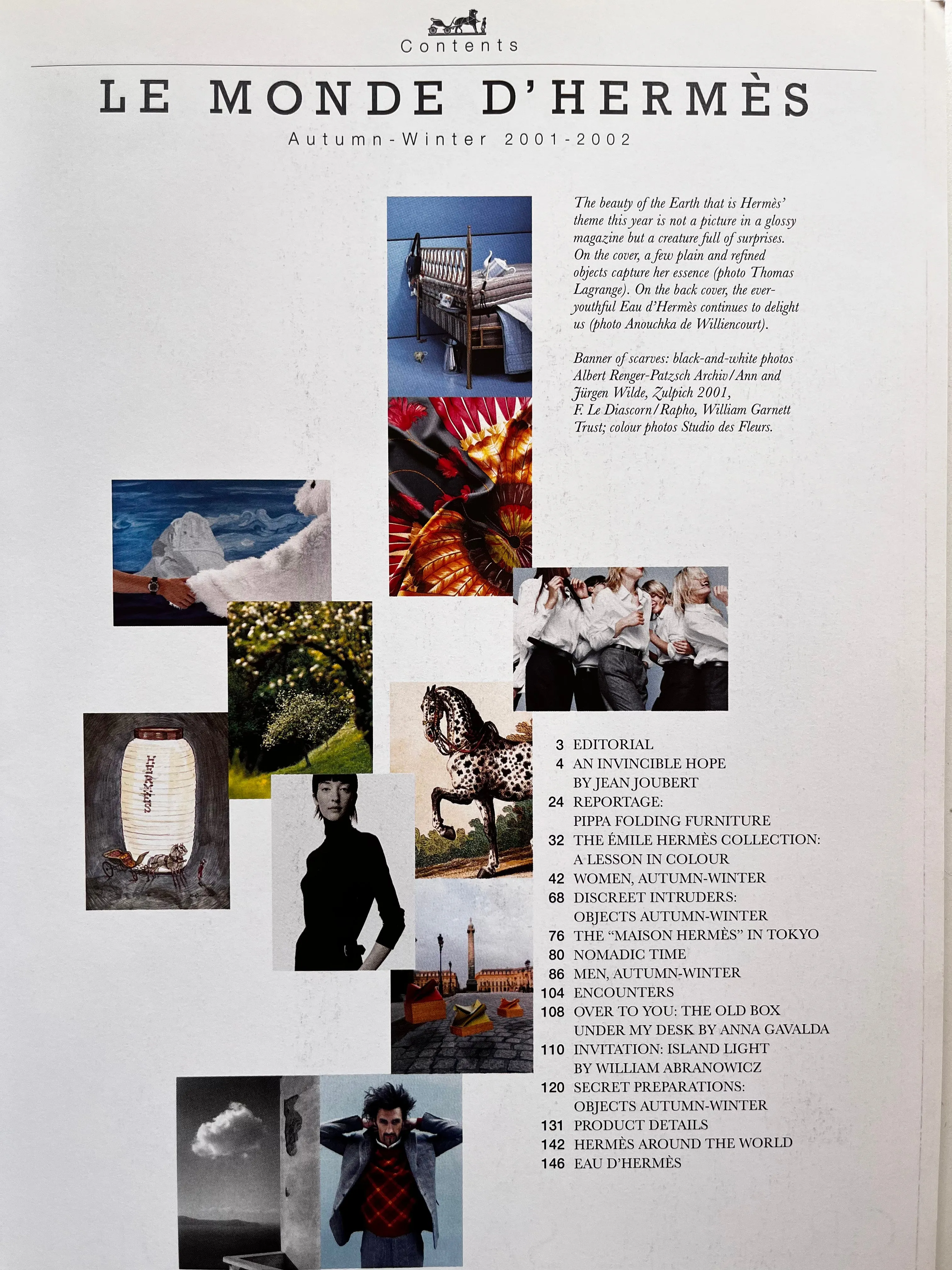 Le Monde d'Hermès Automne-Hiver 2001-2002 n.39