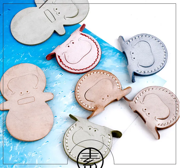 Leather Access Tag Case Pattern Leather Pattern Leather Access Tag Holder Craft Pattern Leather Templates