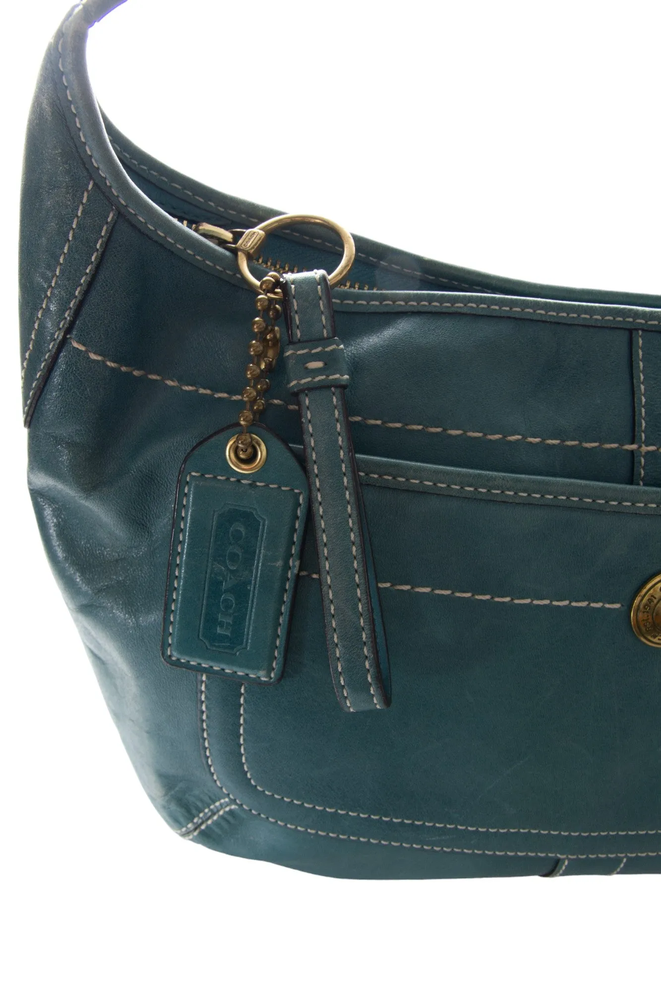 Leather Hobo Handbag