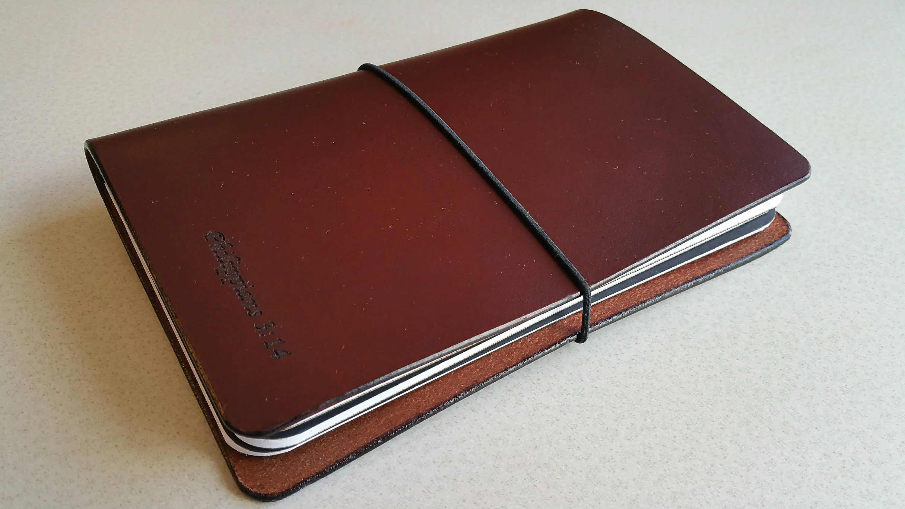 Leather Planner Cover, B6 Traveler's Notebook,  Classic clover, Full Grain Leather Journal in two sizes