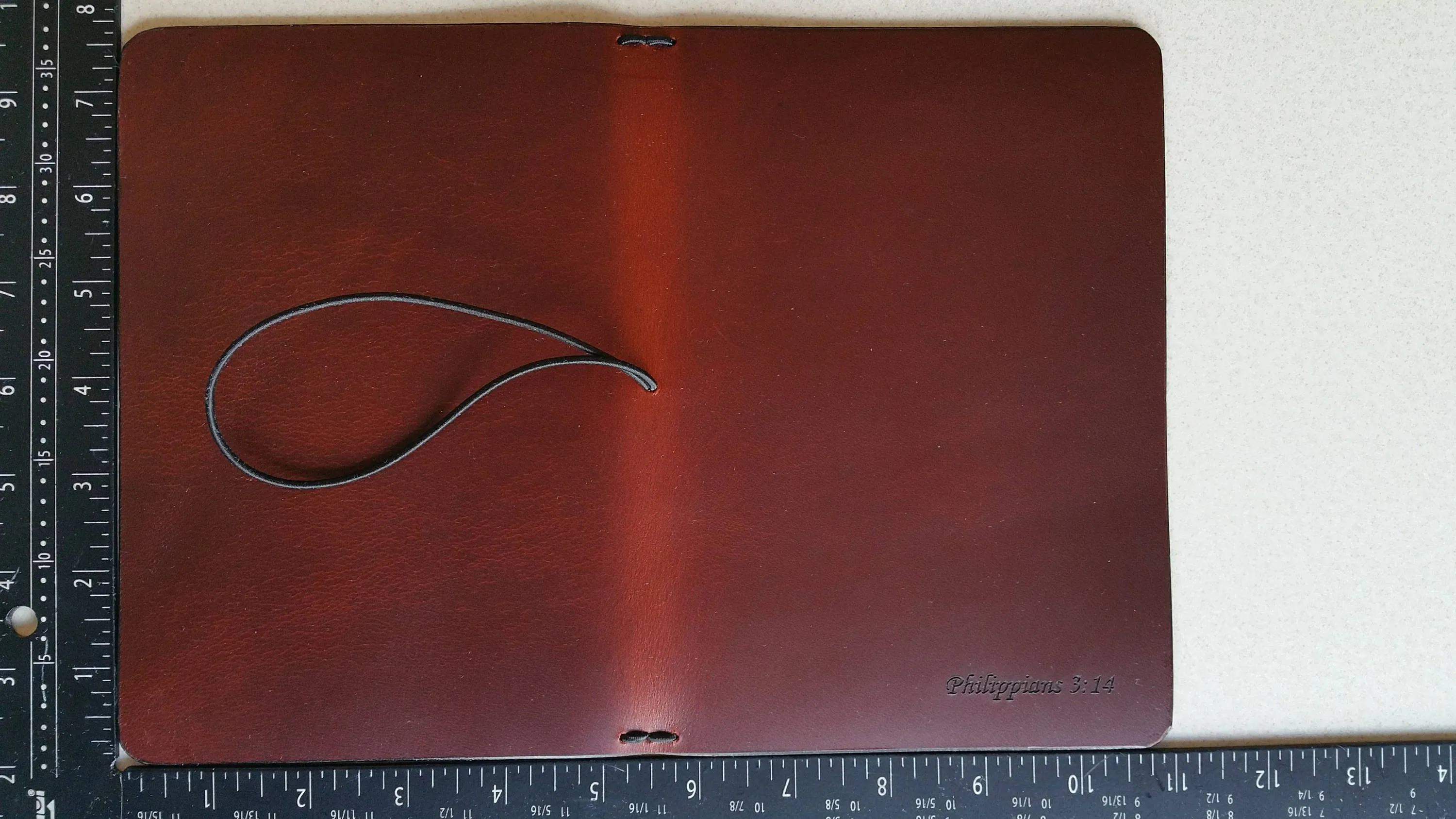 Leather Planner Cover, B6 Traveler's Notebook,  Classic clover, Full Grain Leather Journal in two sizes