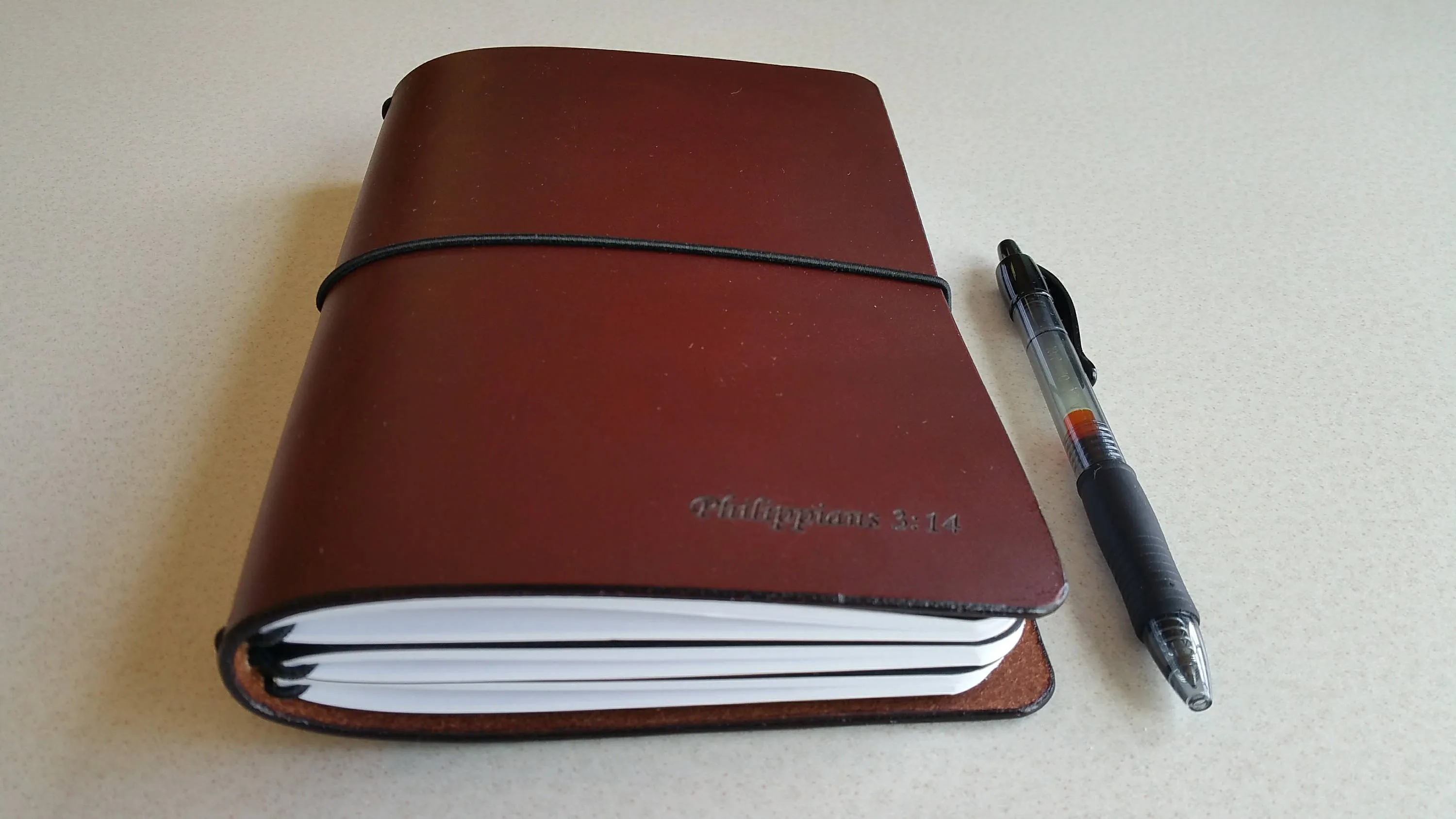 Leather Planner Cover, B6 Traveler's Notebook,  Classic clover, Full Grain Leather Journal in two sizes