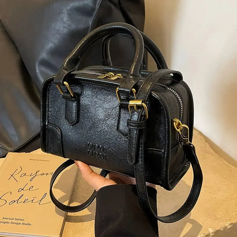 Leather Shoulder Strap Handbag