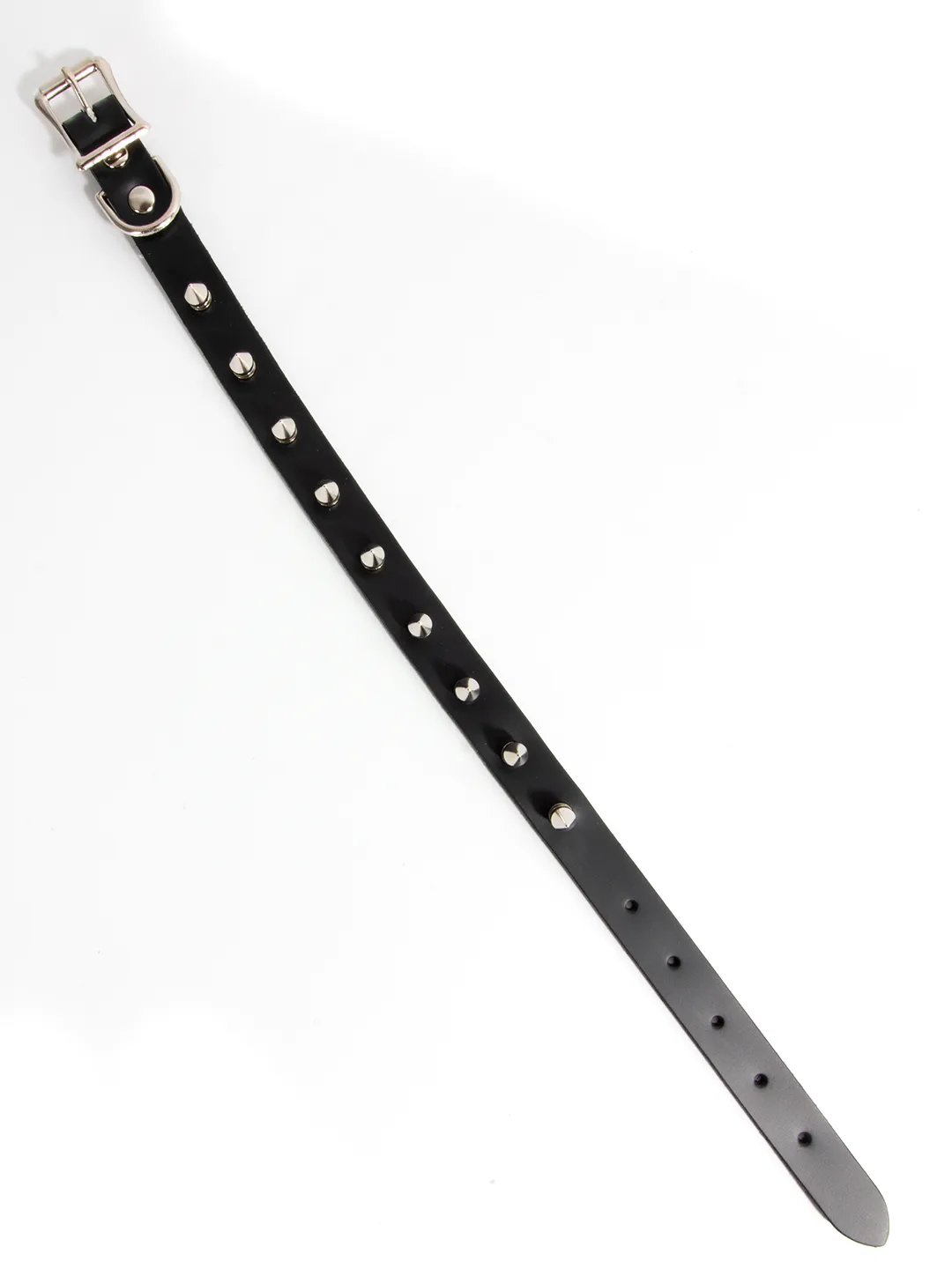 Leather Spiked Collar
