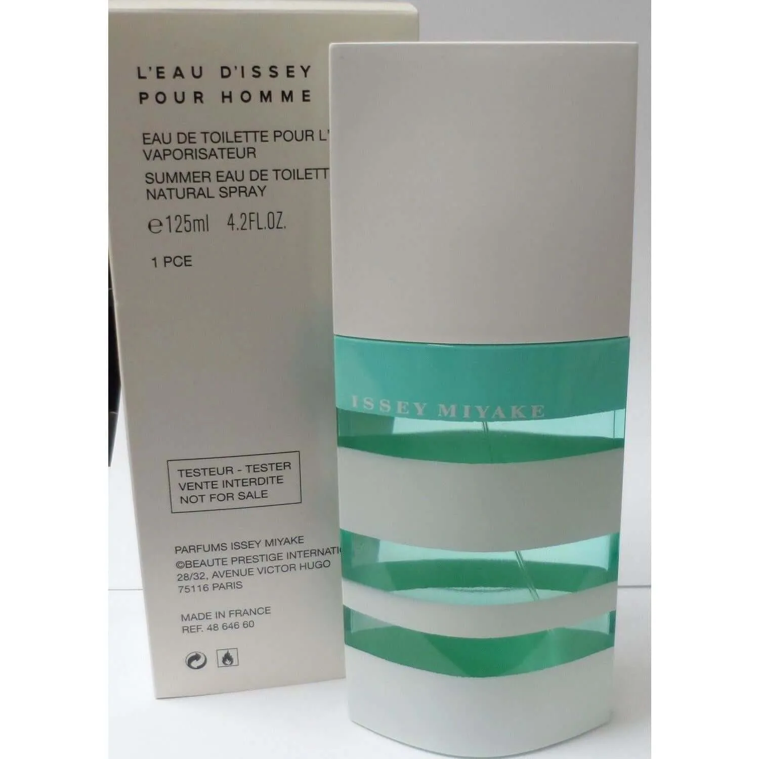 L'EAU D'ISSEY POUR HOMME SUMMER Issey Miyake 4.2 oz Men Cologne NEW tester