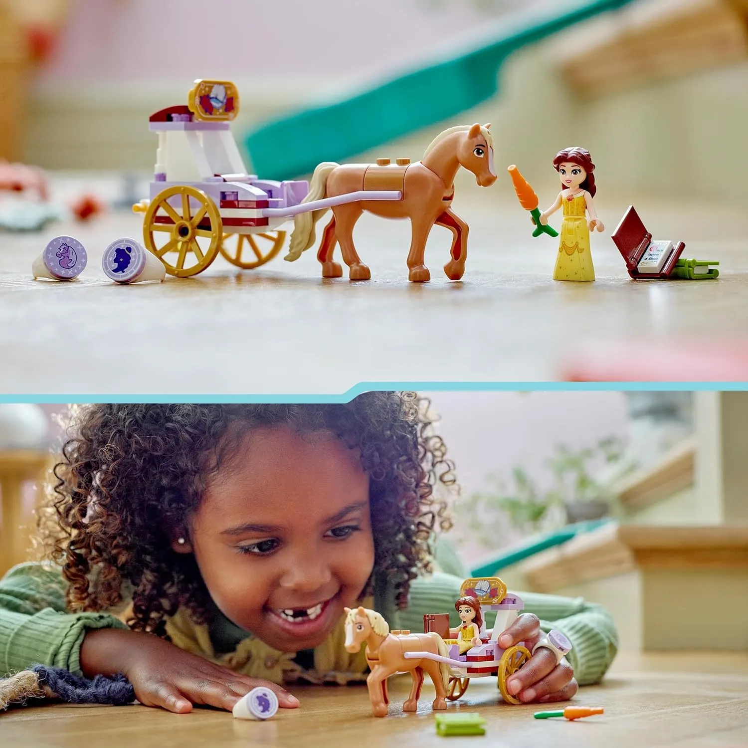 LEGO ǀ Disney Princess Belle’s Storytime Horse Carriage (62 Pieces) | 5 Years