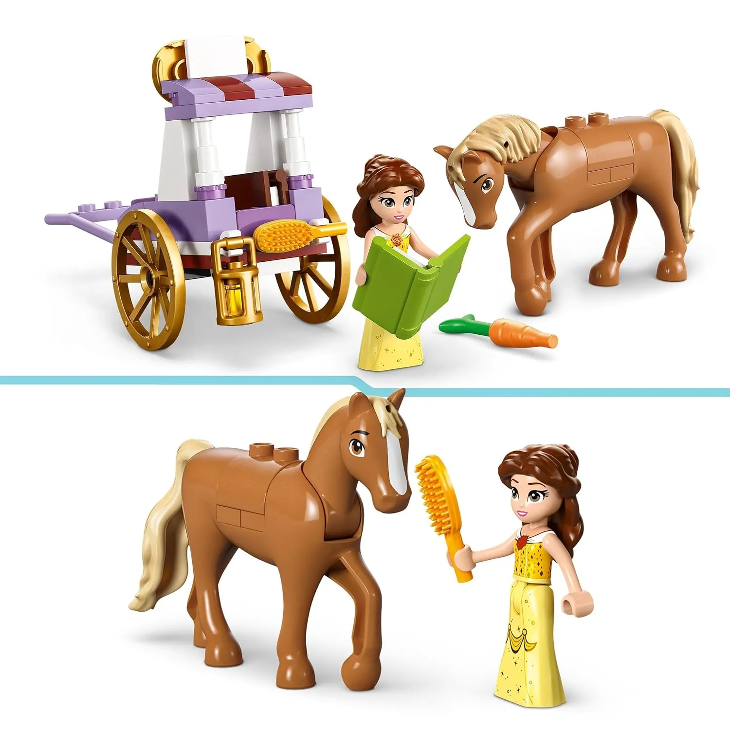 LEGO ǀ Disney Princess Belle’s Storytime Horse Carriage (62 Pieces) | 5 Years