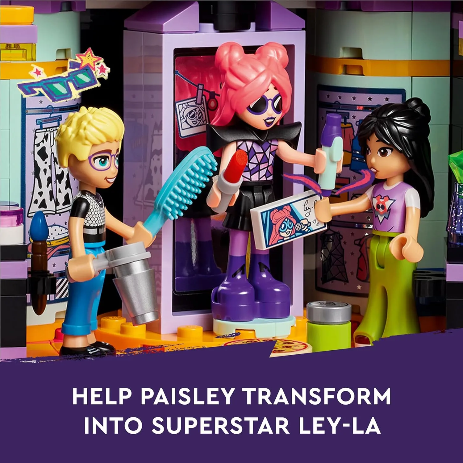 LEGO Friends Pop Star Music Tour Bus Toy | 8 Years 