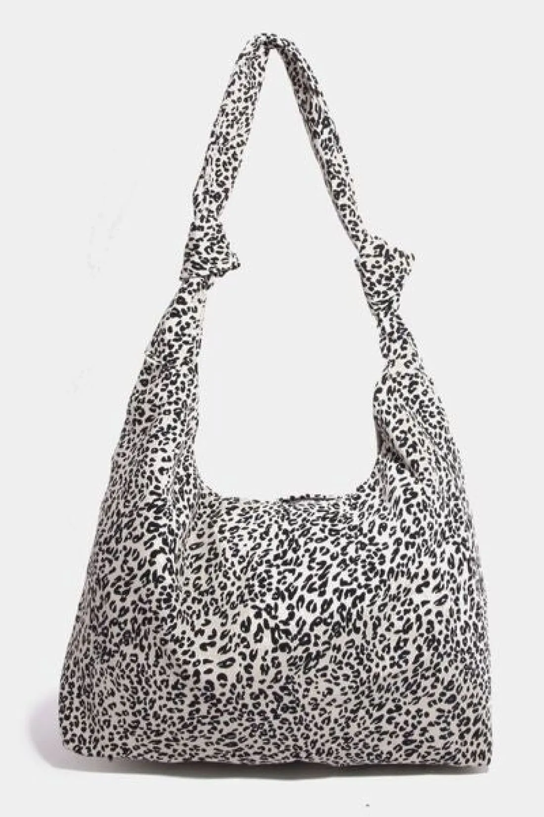 Leopard Print Hobo Bag