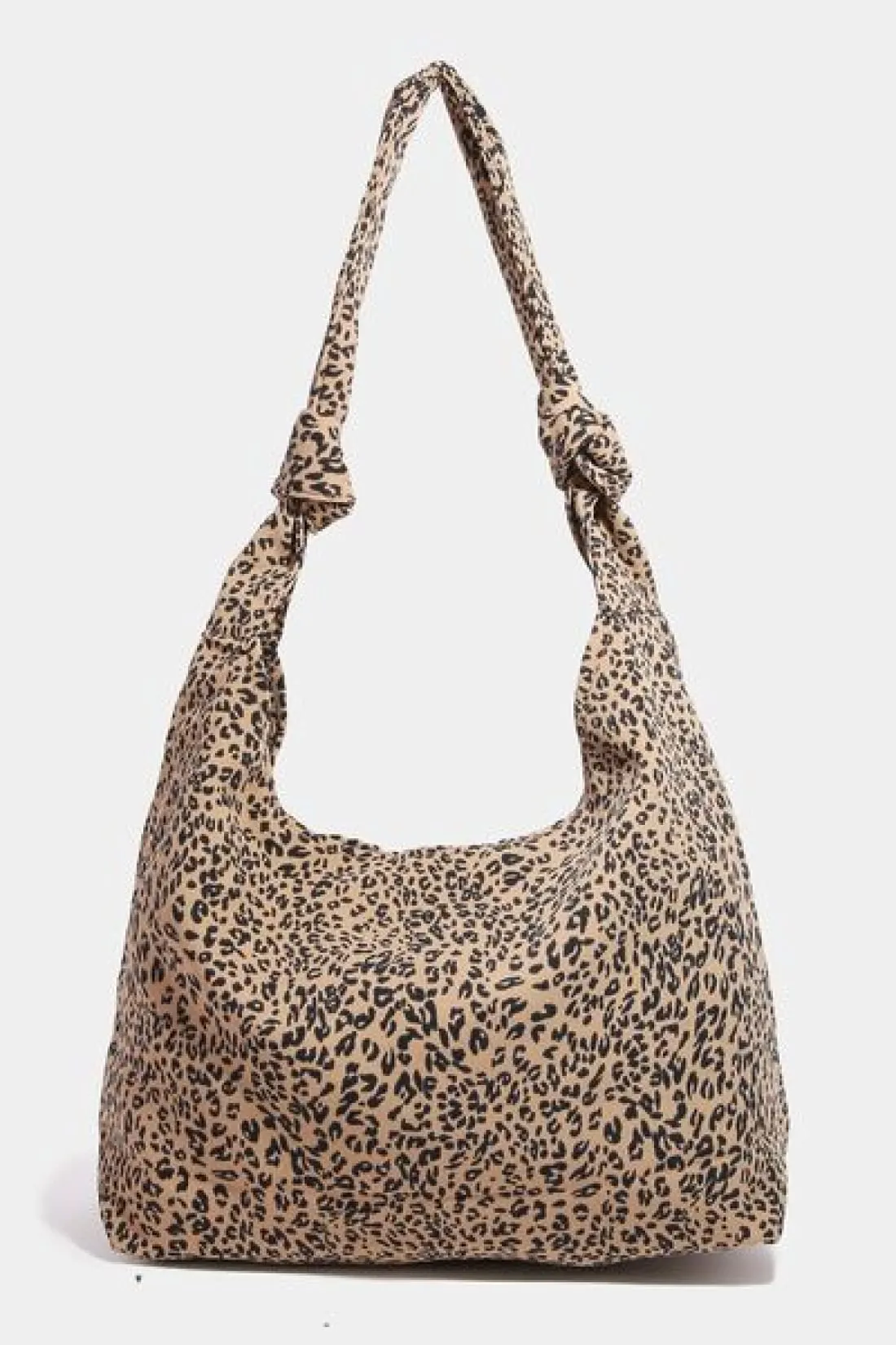 Leopard Print Hobo Bag