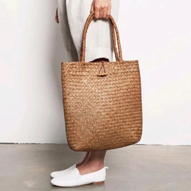 Lillian Straw Tote