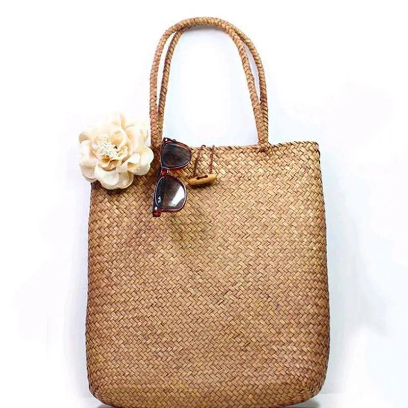 Lillian Straw Tote