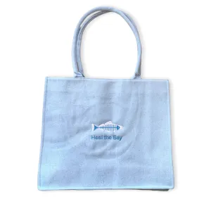 Limited Edition Heal the Bay Terry Cloth Tote Bag