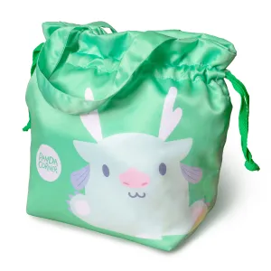 Little Silk Tote Bag (Gowgow Dragon Green)