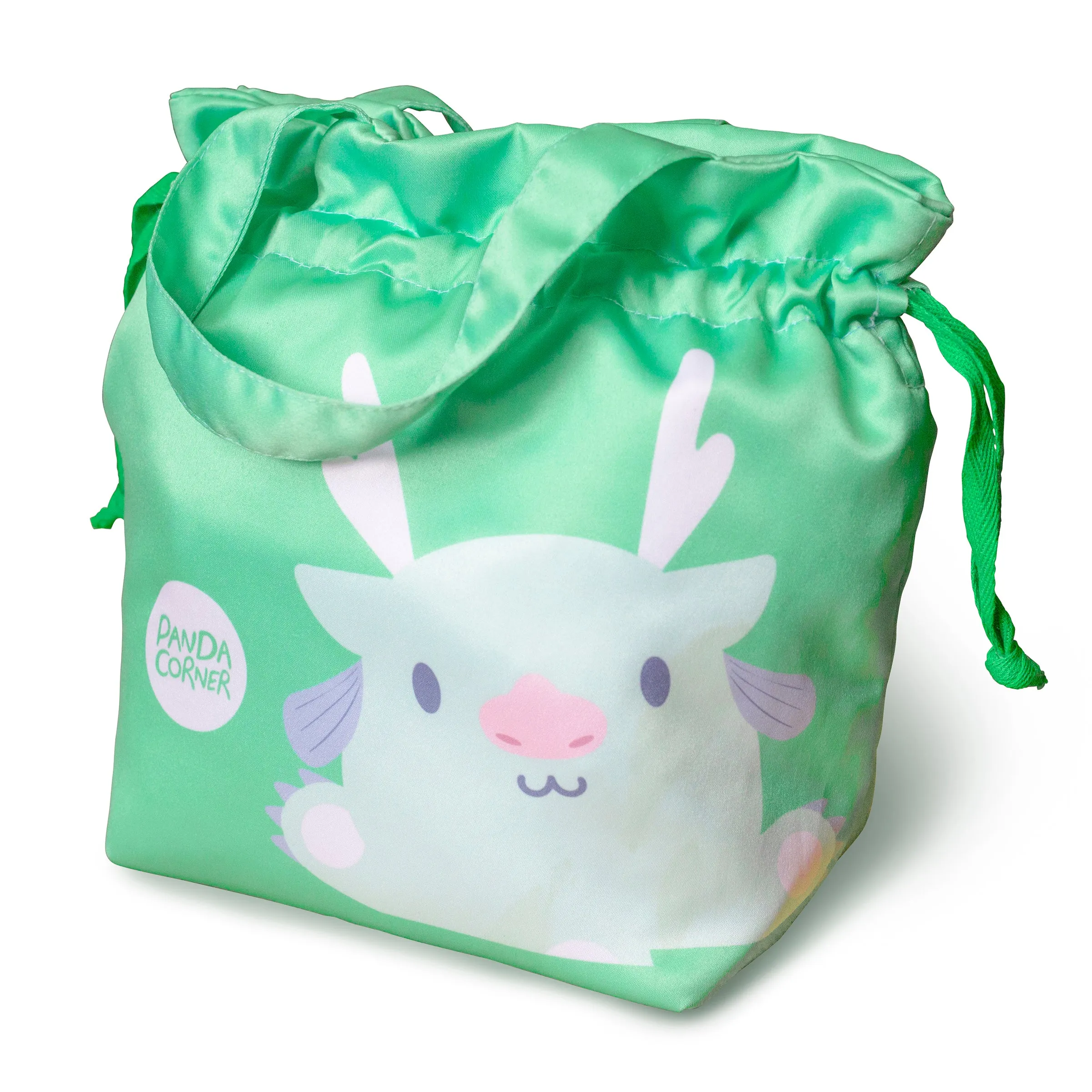 Little Silk Tote Bag (Gowgow Dragon Green)