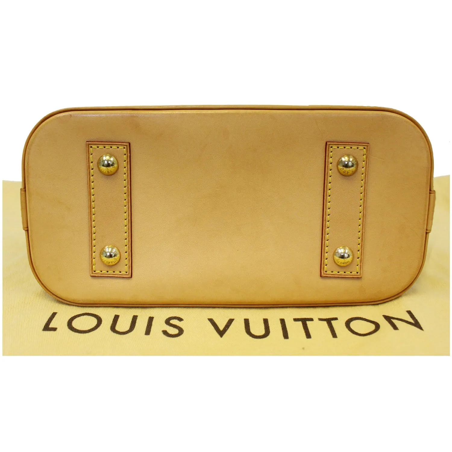 LOUIS VUITTON Alma BB Monogram Canvas Satchel Crossbody Bag