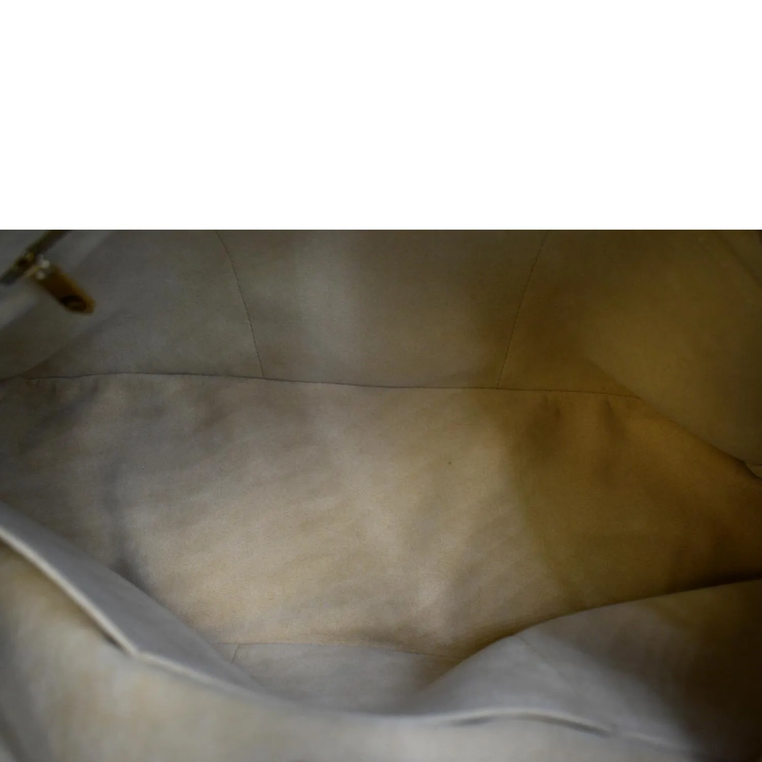 LOUIS VUITTON Artsy MM Damier Azur  Hobo Bag White