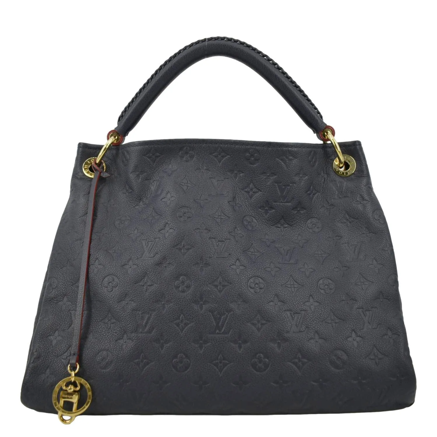 LOUIS VUITTON Artsy MM Empreinte Leather Hobo Bag Black - SOLD