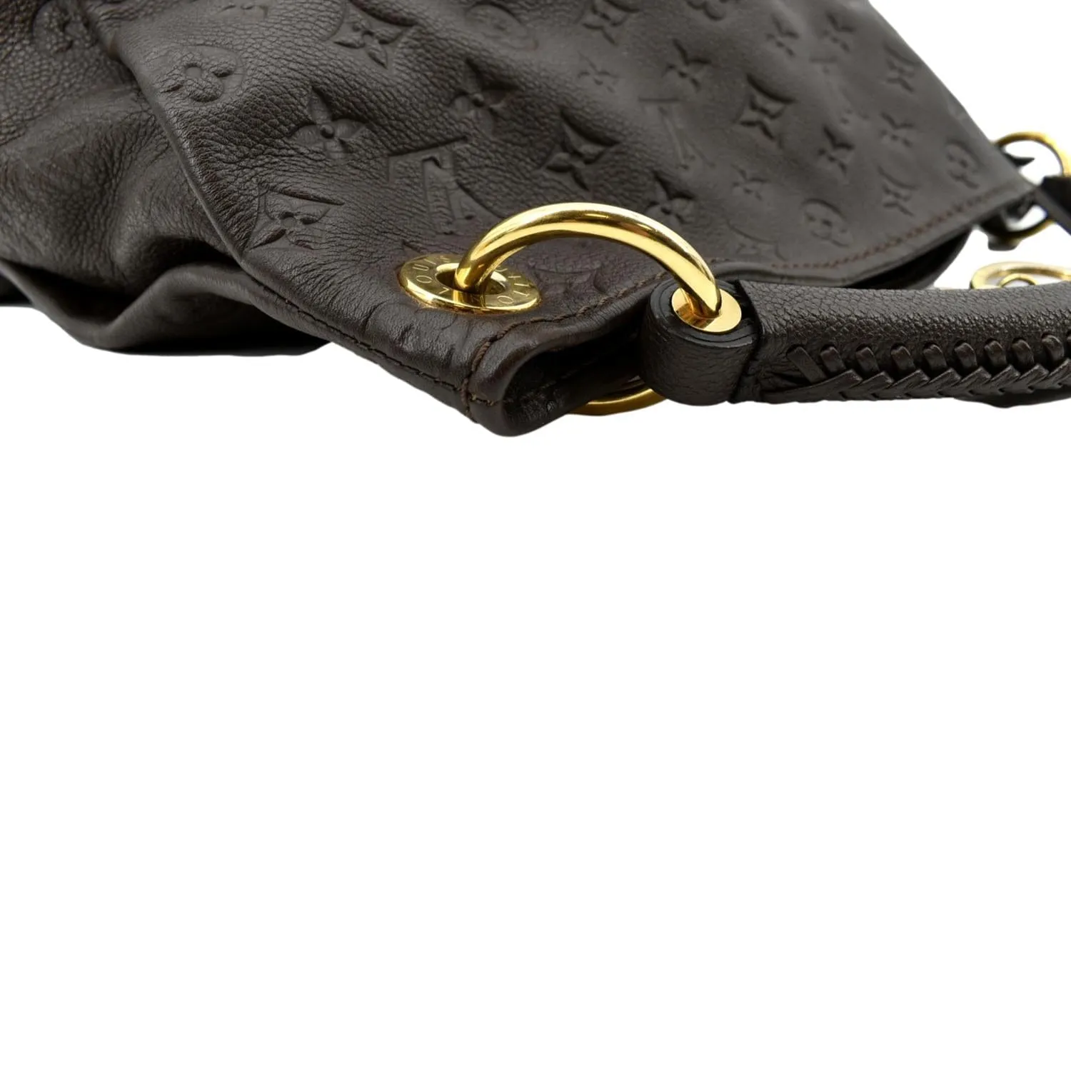 LOUIS VUITTON Artsy MM Empreinte Leather Hobo Bag Chocolate - Hot Deals