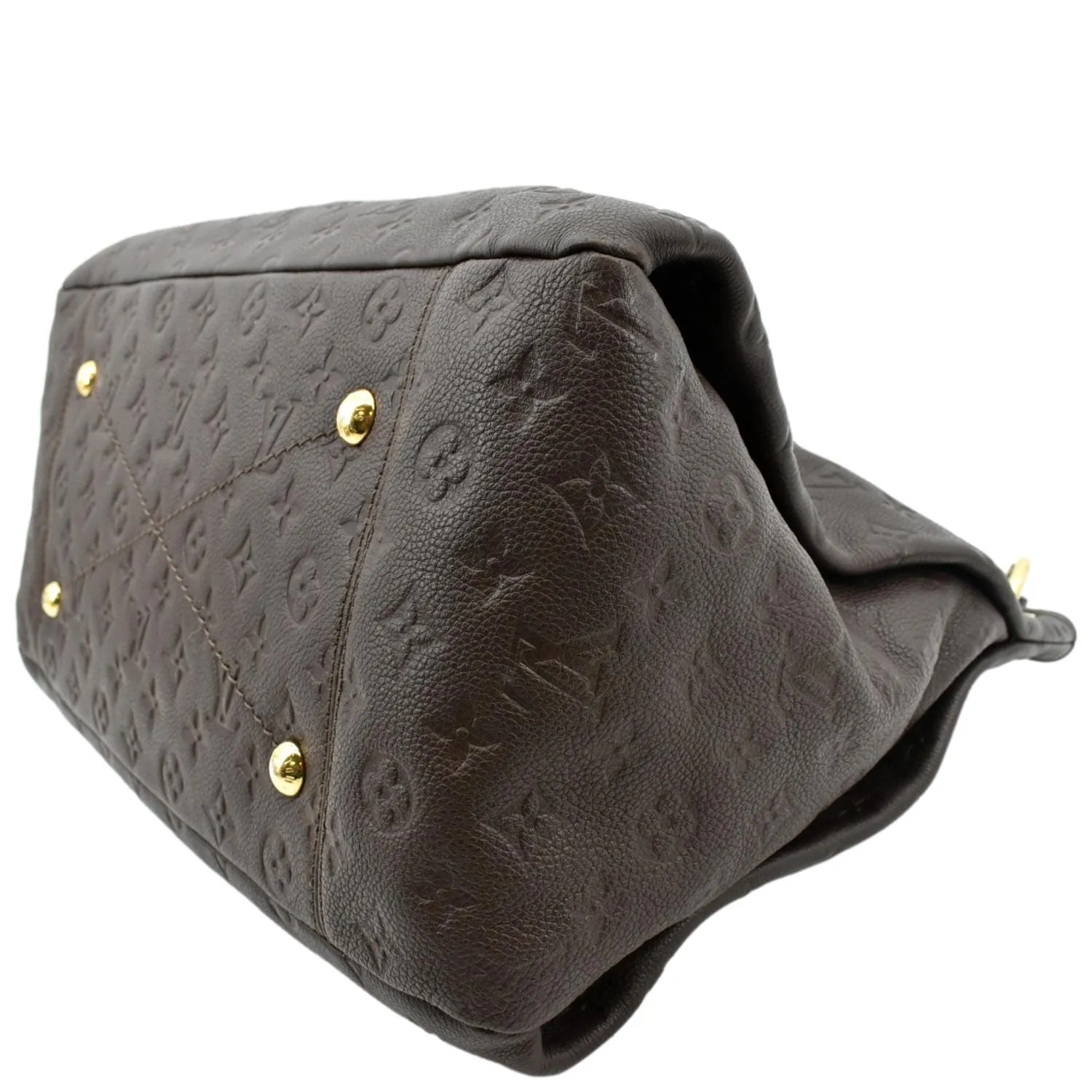 LOUIS VUITTON Artsy MM Empreinte Leather Hobo Bag Chocolate - Hot Deals