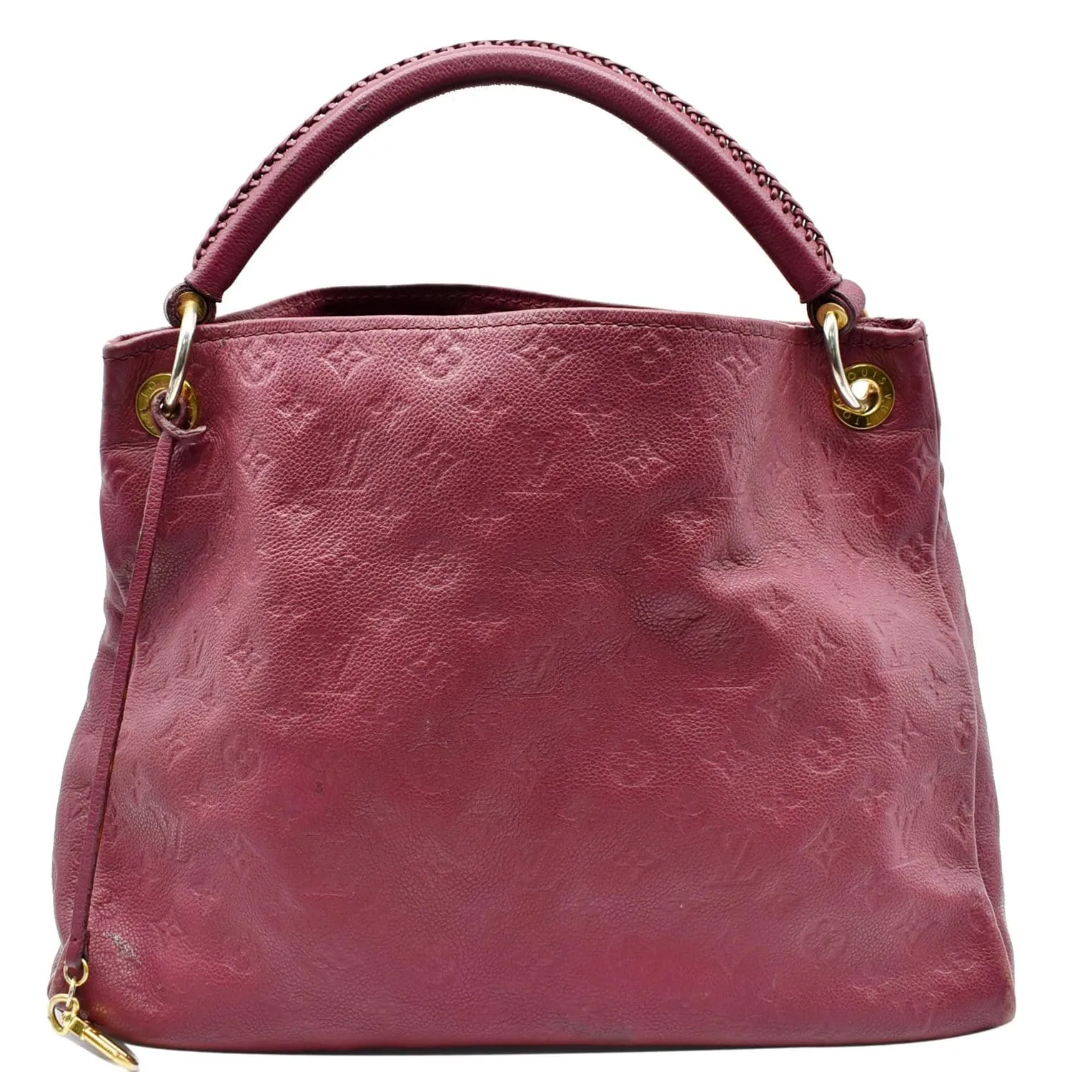 LOUIS VUITTON Artsy MM Empreinte Leather Hobo Shoulder Bag Mulberry