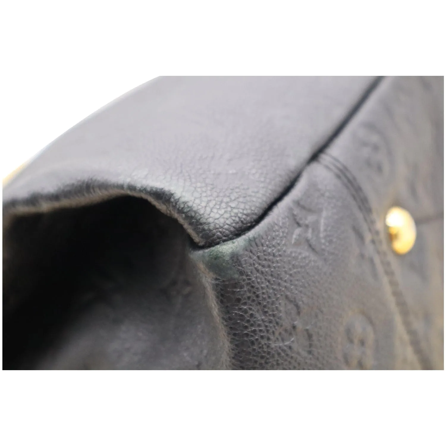 LOUIS VUITTON Artsy MM Empreinte Leather Shoulder Bag Black
