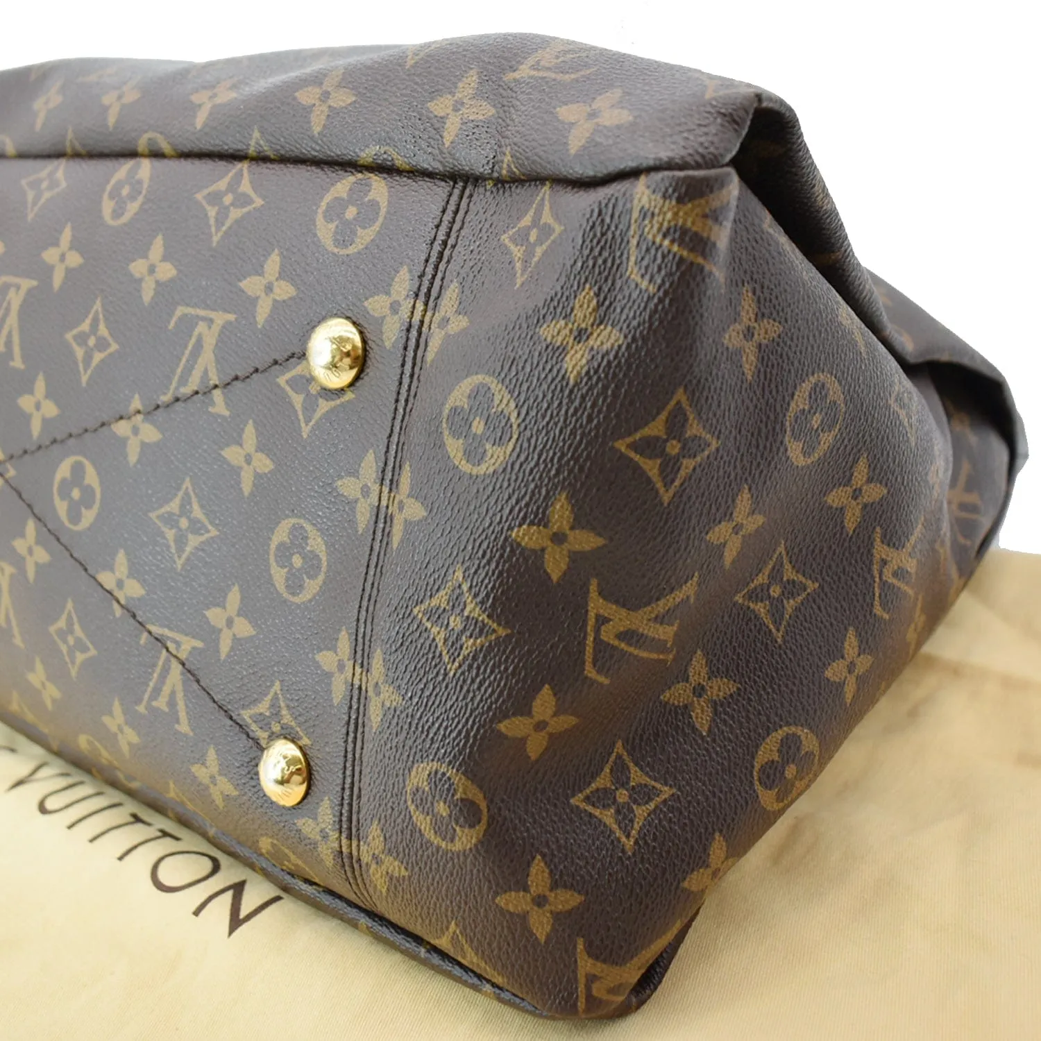 LOUIS VUITTON Artsy MM Monogram Canvas Hobo Bag Brown - Hot Deals