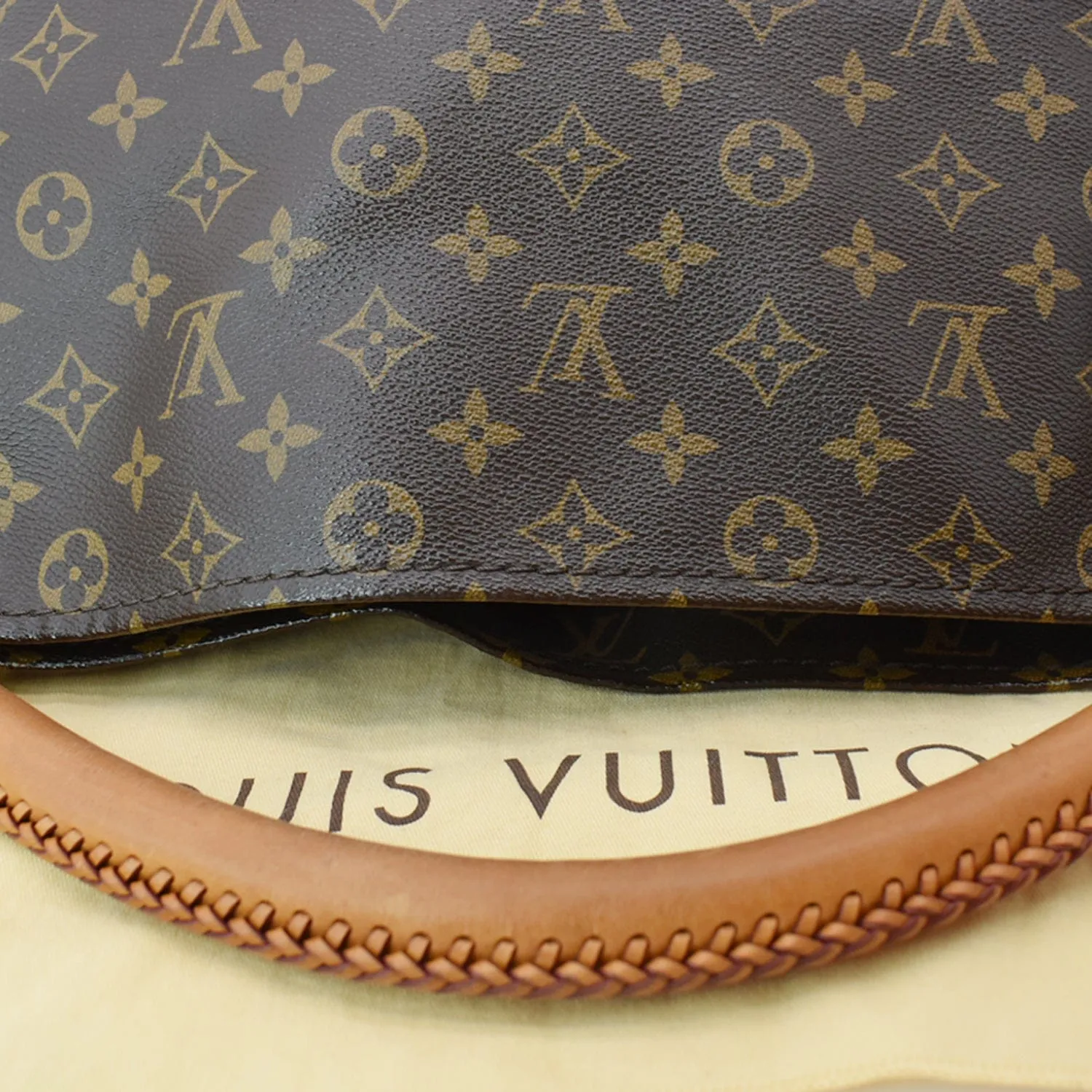 LOUIS VUITTON Artsy MM Monogram Canvas Hobo Bag Brown - Hot Deals