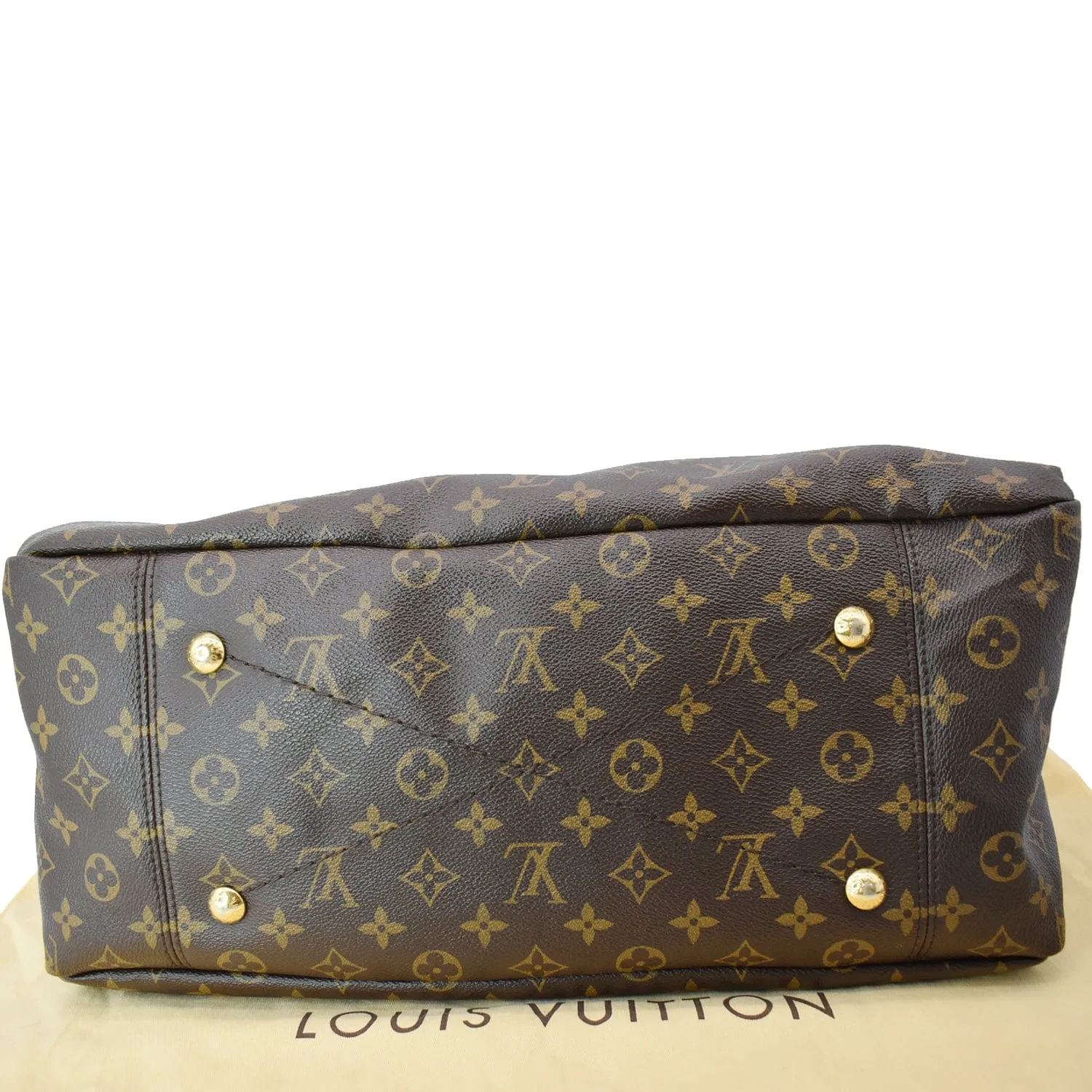 LOUIS VUITTON Artsy MM Monogram Canvas Hobo Bag Brown - Hot Deals