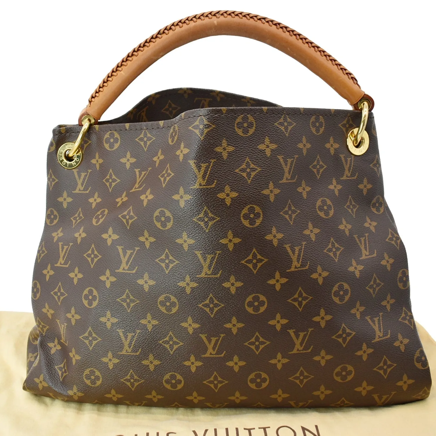 LOUIS VUITTON Artsy MM Monogram Canvas Hobo Bag Brown - Hot Deals