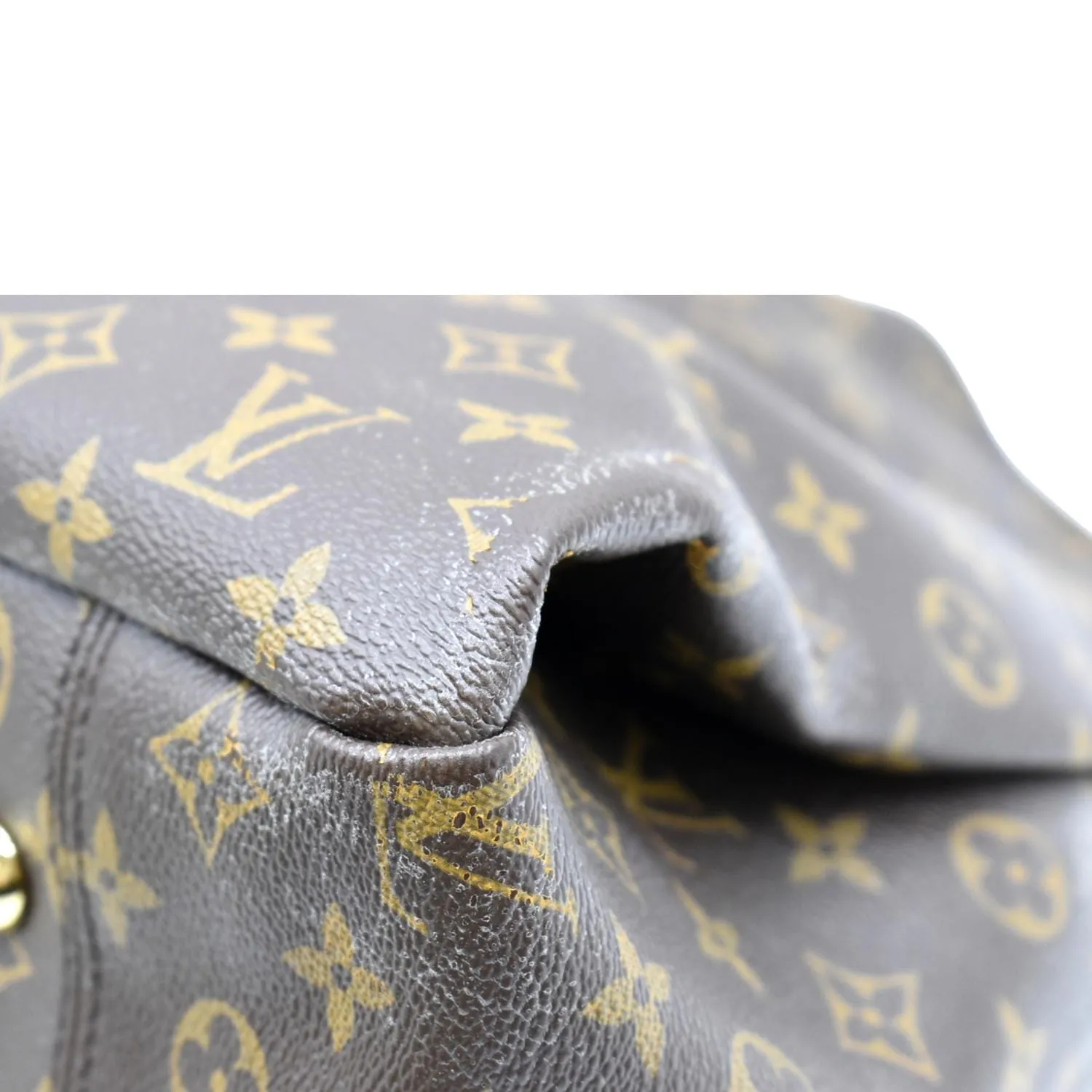 LOUIS VUITTON  Artsy MM Monogram Canvas Hobo Bag Brown