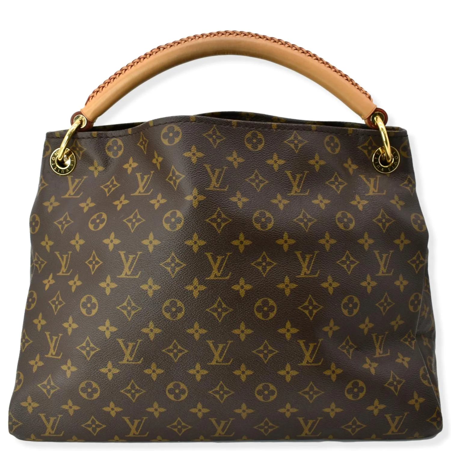 LOUIS VUITTON  Artsy MM Monogram Canvas Hobo Bag Brown