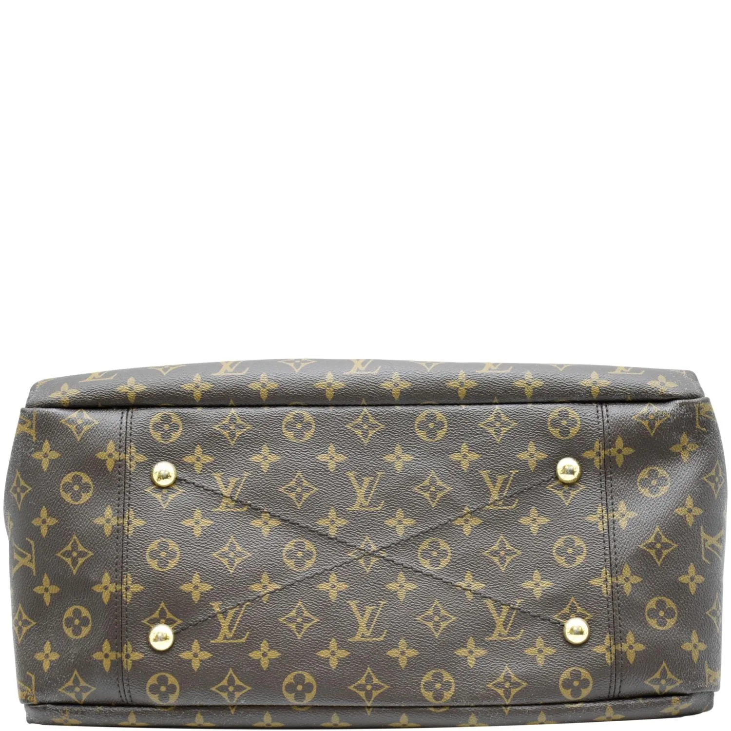 LOUIS VUITTON  Artsy MM Monogram Canvas Hobo Bag Brown
