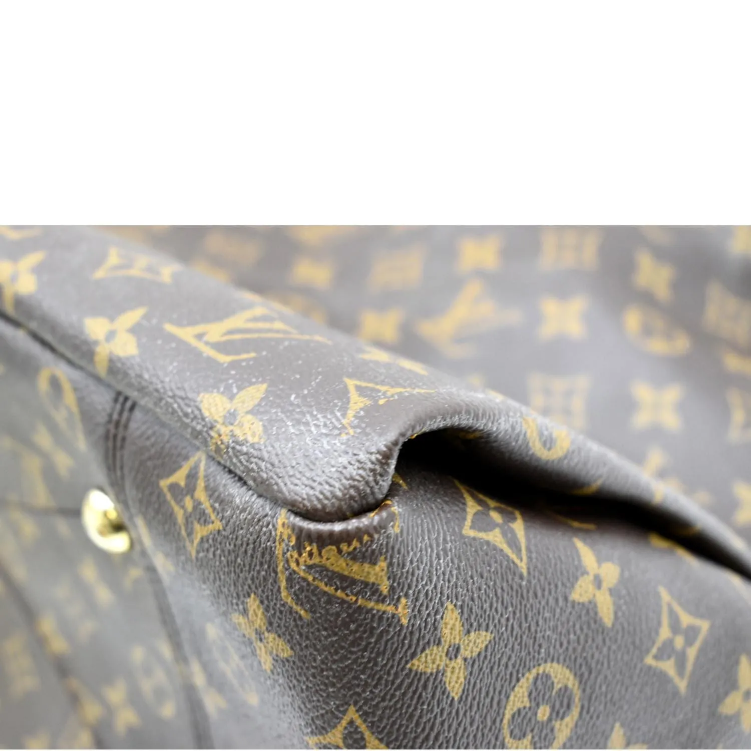LOUIS VUITTON  Artsy MM Monogram Canvas Hobo Bag Brown