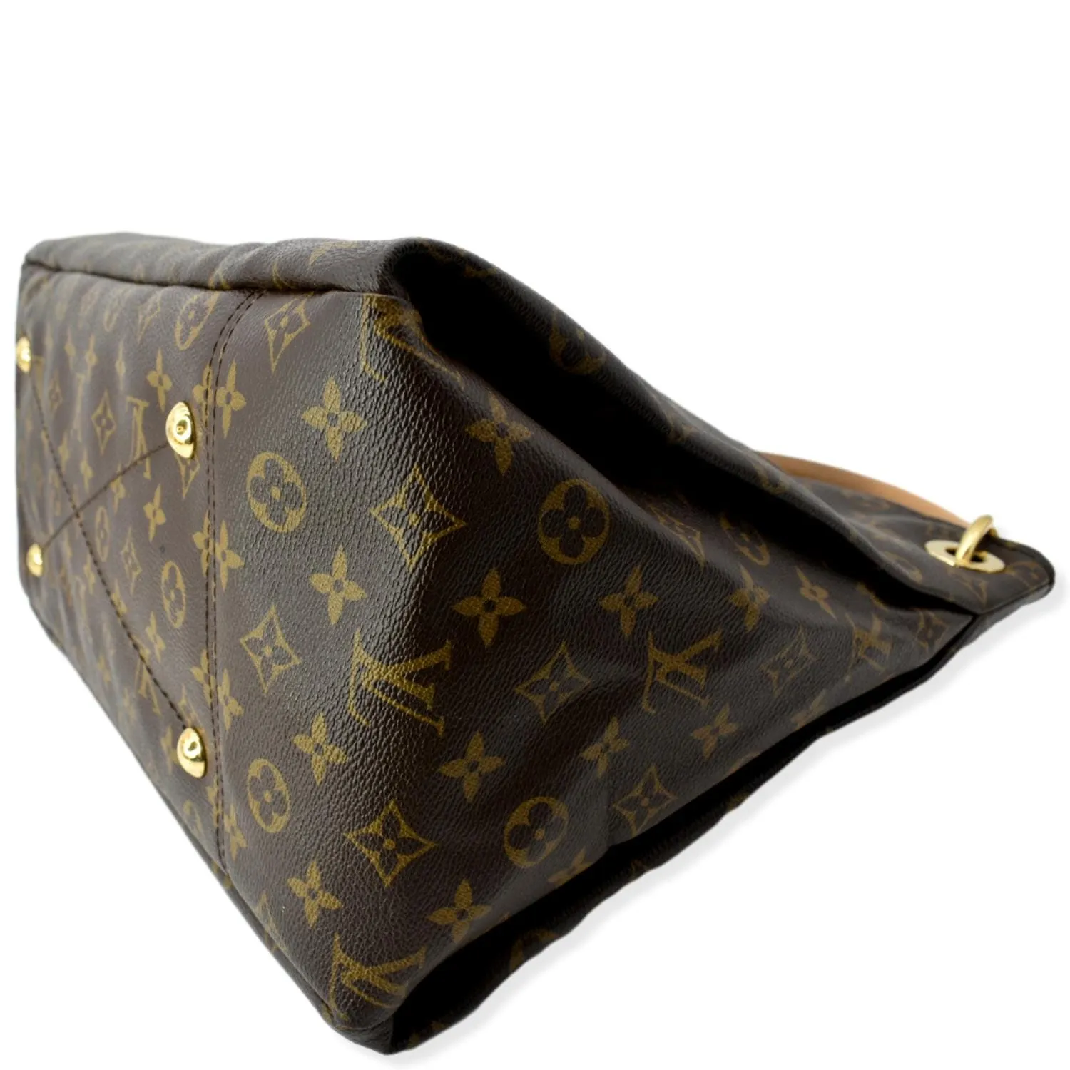 LOUIS VUITTON  Artsy MM Monogram Canvas Hobo Bag Brown