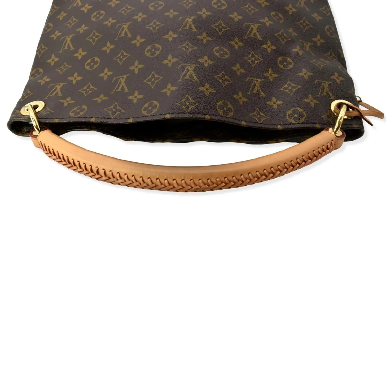 LOUIS VUITTON  Artsy MM Monogram Canvas Hobo Bag Brown