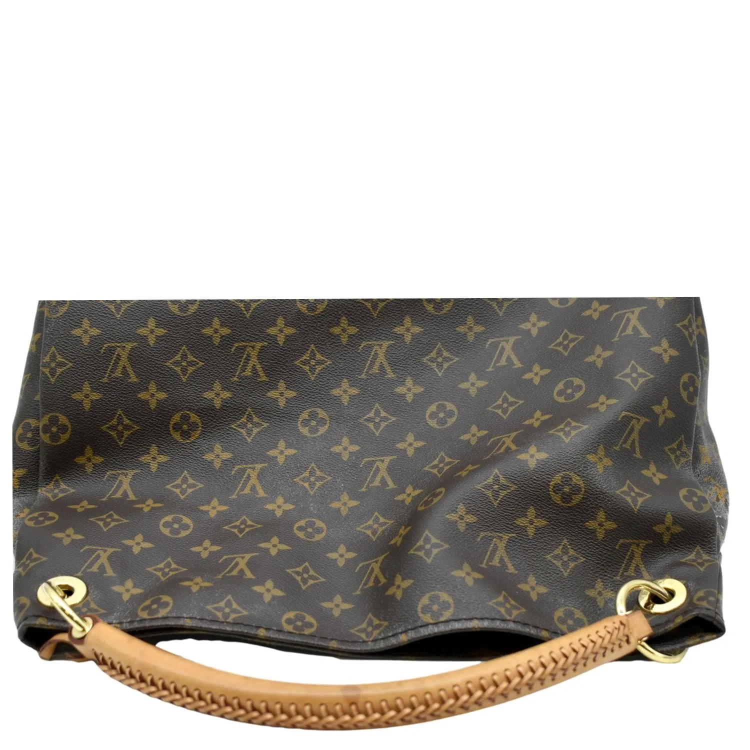 LOUIS VUITTON  Artsy MM Monogram Canvas Hobo Bag Brown