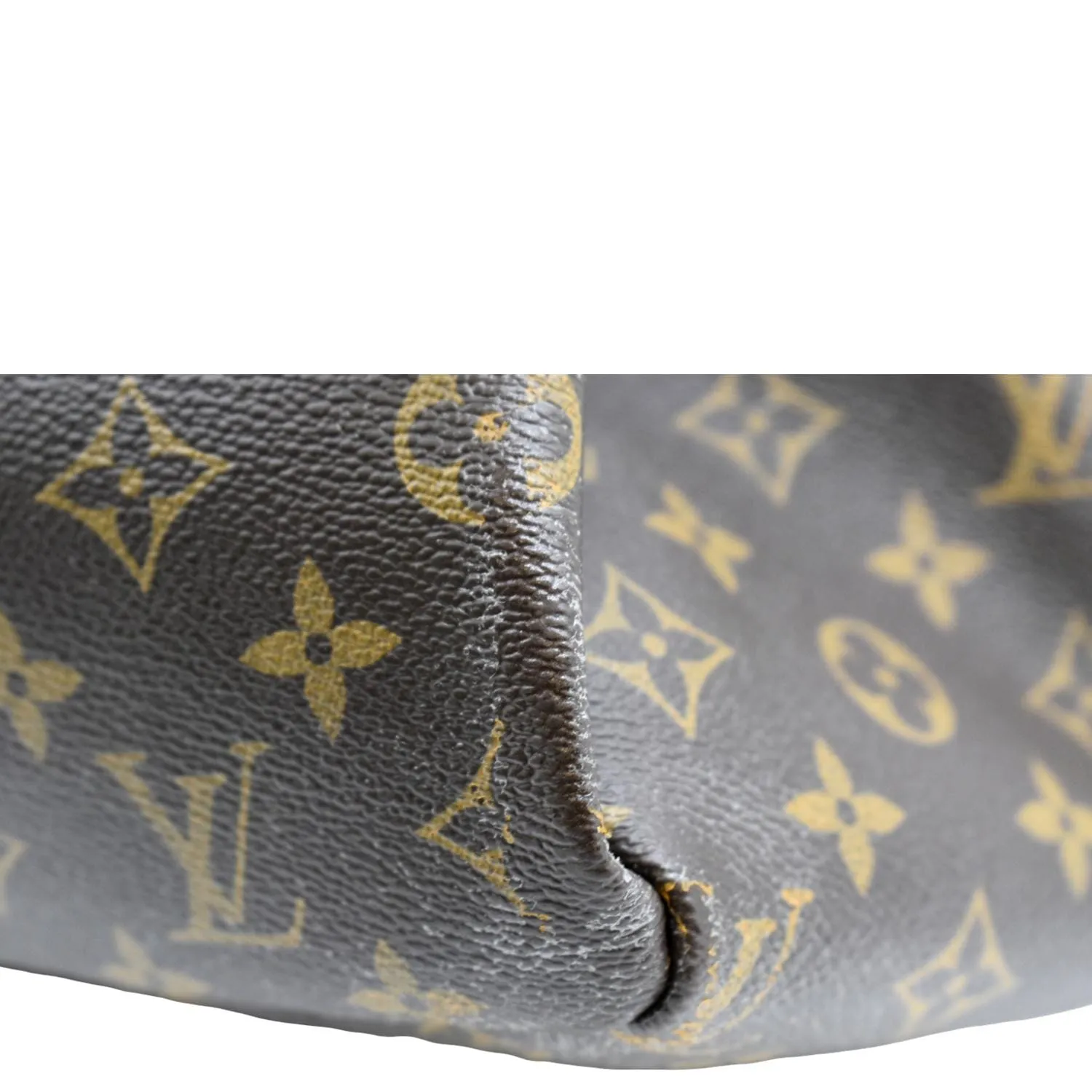 LOUIS VUITTON  Artsy MM Monogram Canvas Hobo Bag Brown