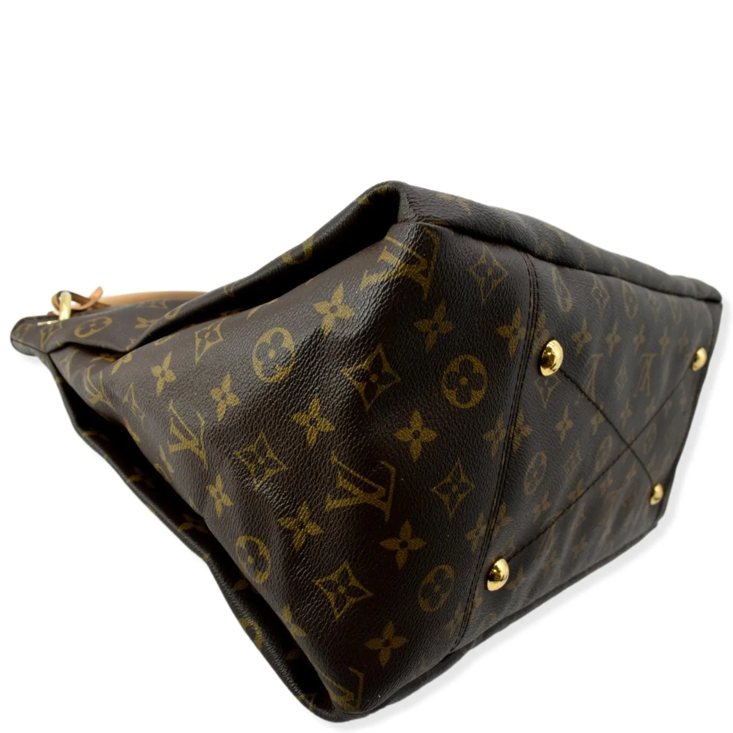 LOUIS VUITTON  Artsy MM Monogram Canvas Hobo Bag Brown