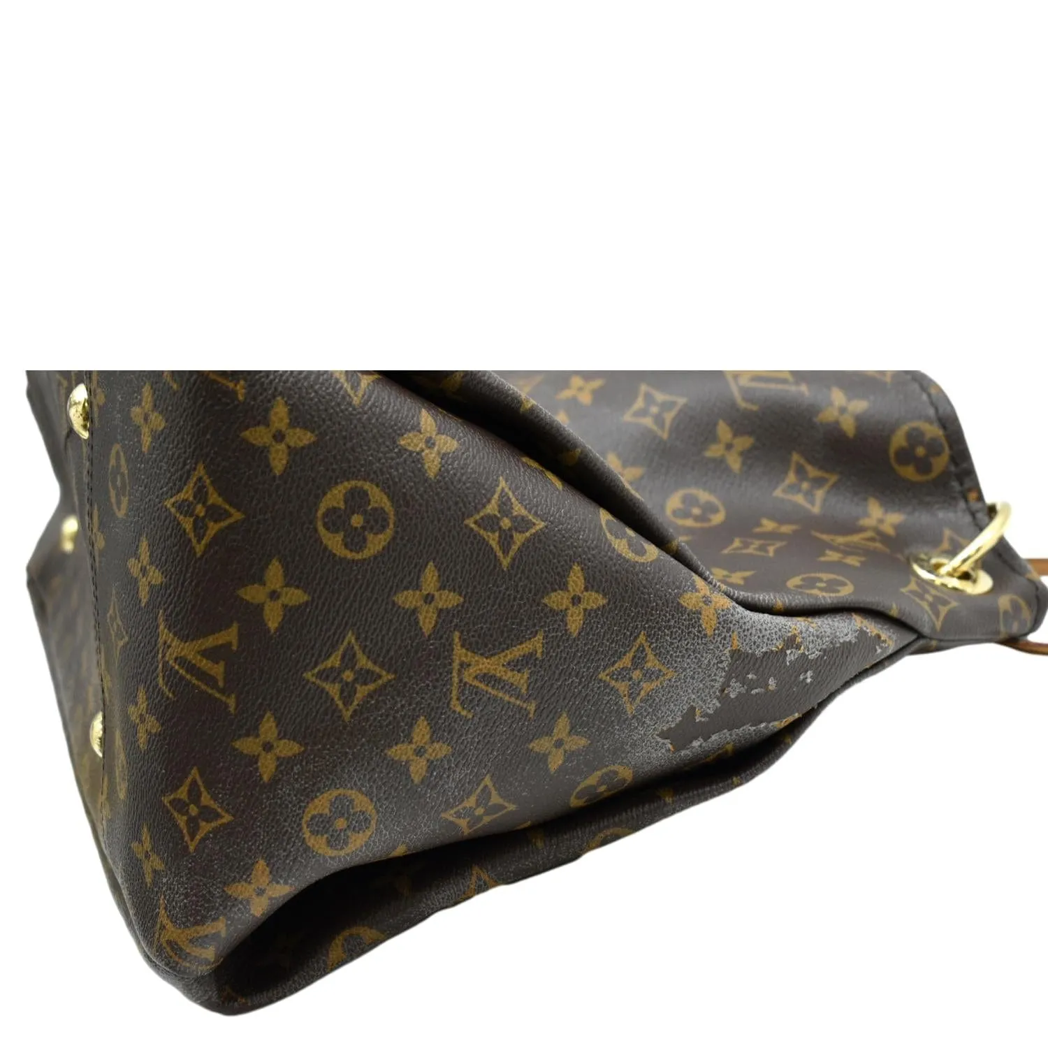 LOUIS VUITTON  Artsy MM Monogram Canvas Hobo Bag Brown