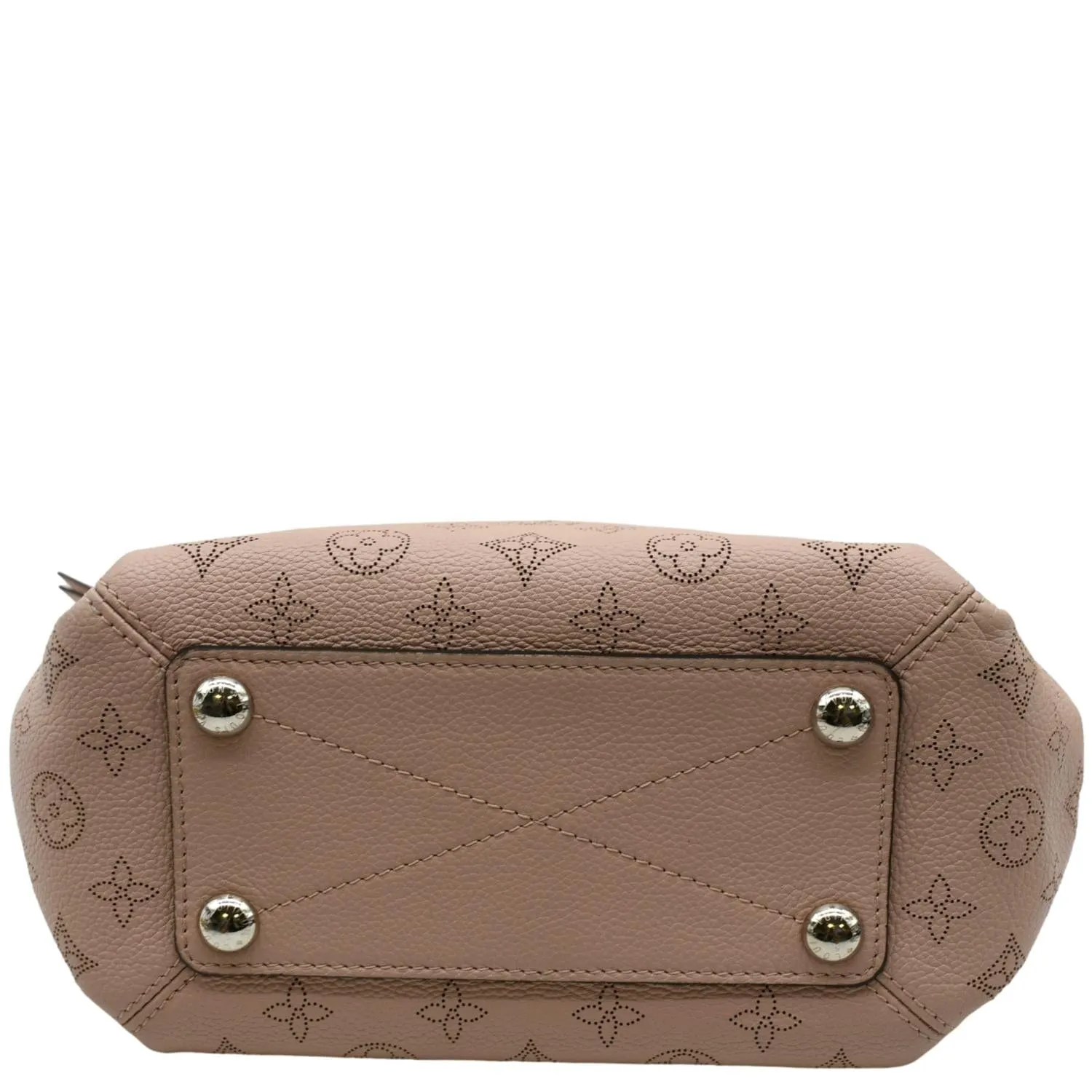 LOUIS VUITTON Babylone Mahina Calfskin Leather Shoulder Bag Pink